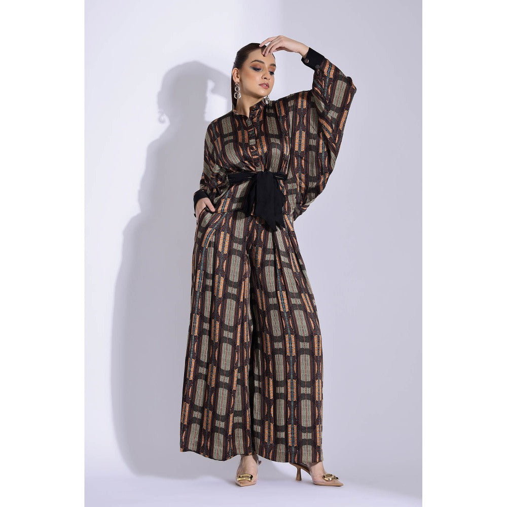Studio Surbhi Kimono Printed Co-Ord (Set of 3)