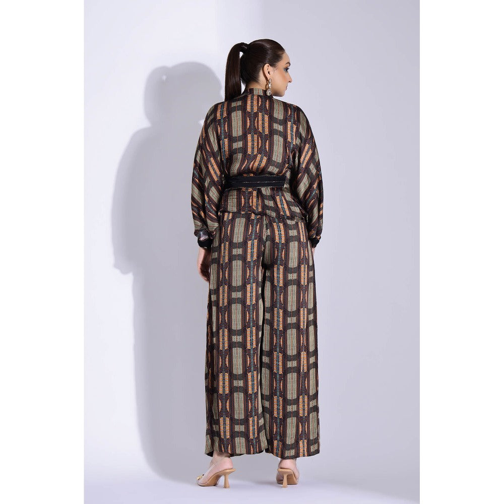 Studio Surbhi Kimono Printed Co-Ord (Set of 3)
