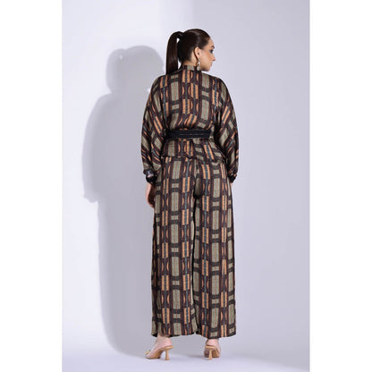 Studio Surbhi Kimono Printed Co-Ord (Set of 3)
