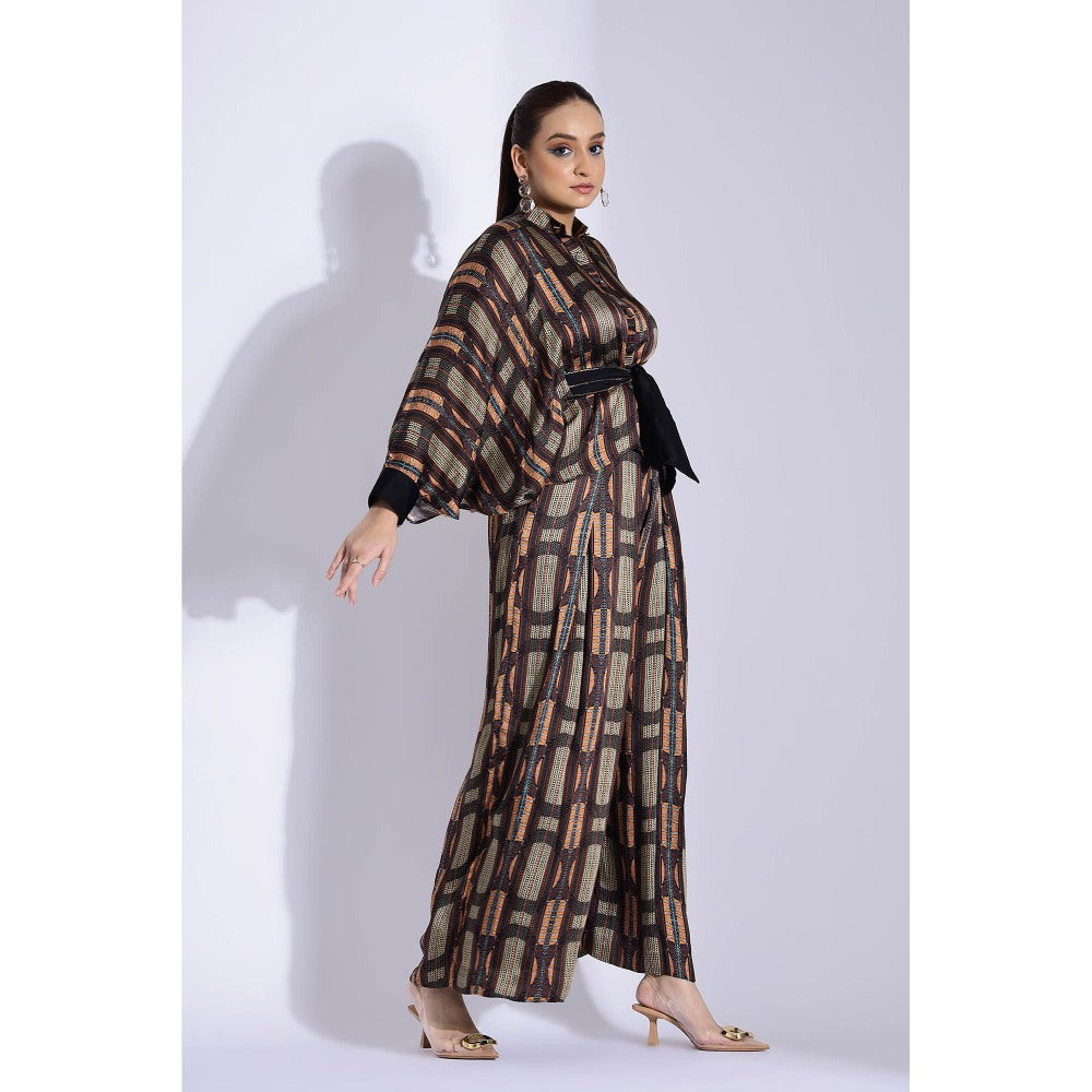 Studio Surbhi Kimono Printed Co-Ord (Set of 3)