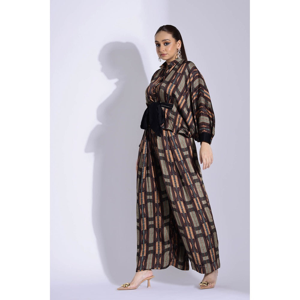 Studio Surbhi Kimono Printed Co-Ord (Set of 3)