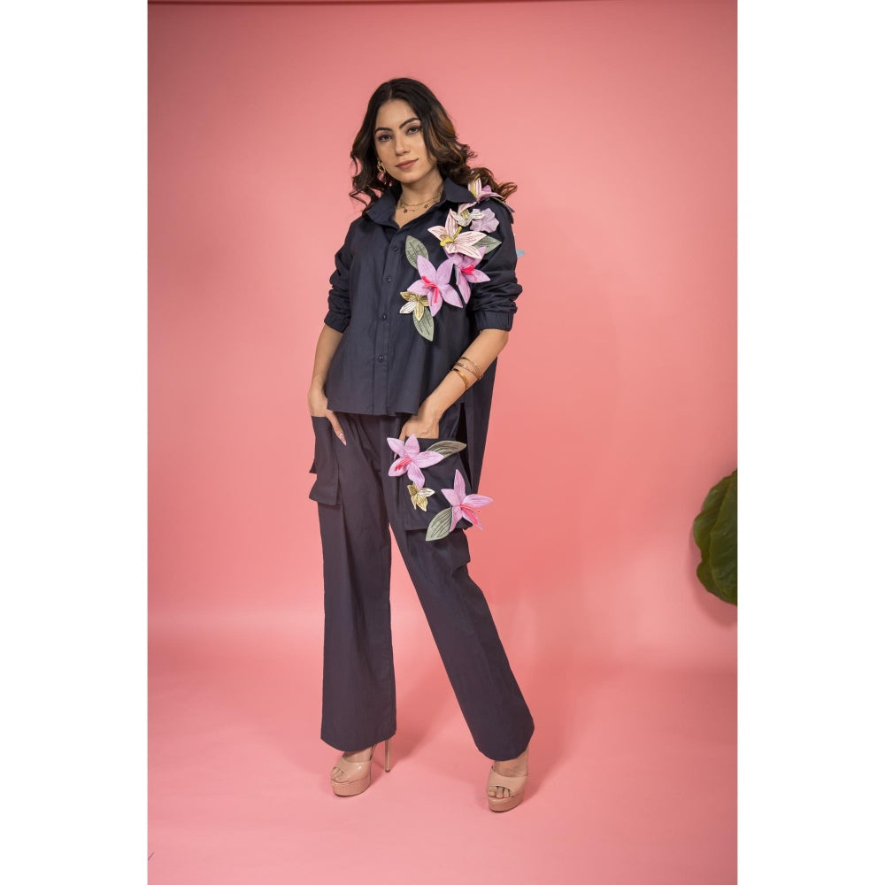 SUBTLE Gul Co-Ord Navy (Set of 2)
