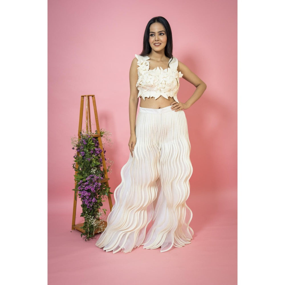 SUBTLE Gulbahar Petal Pants Co-Ord (Set of 2)