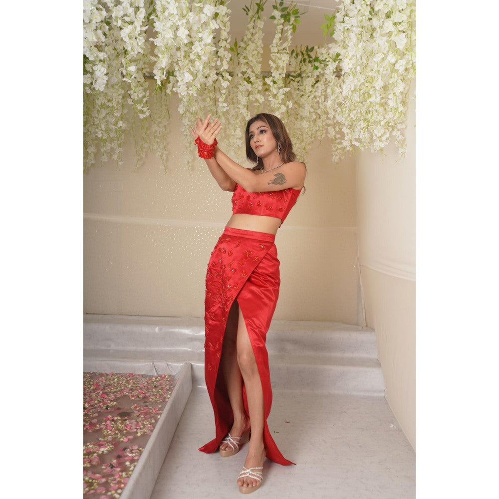 SUBTLE Miu Blouse with Skirt (Set of 2)