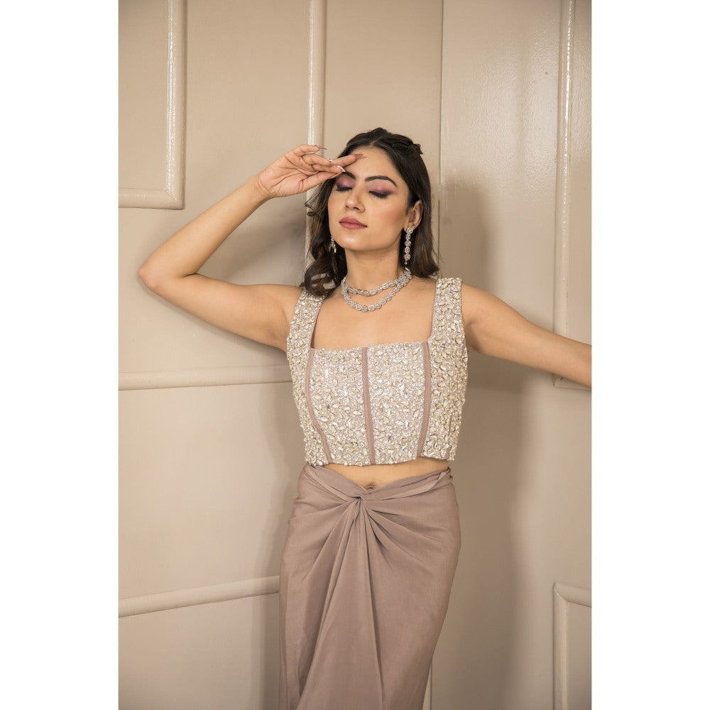 SUBTLE Amare Crystal Crop Top