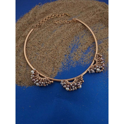 Suhani Pittie Gold Plated 3 Pearl Reef Haslee