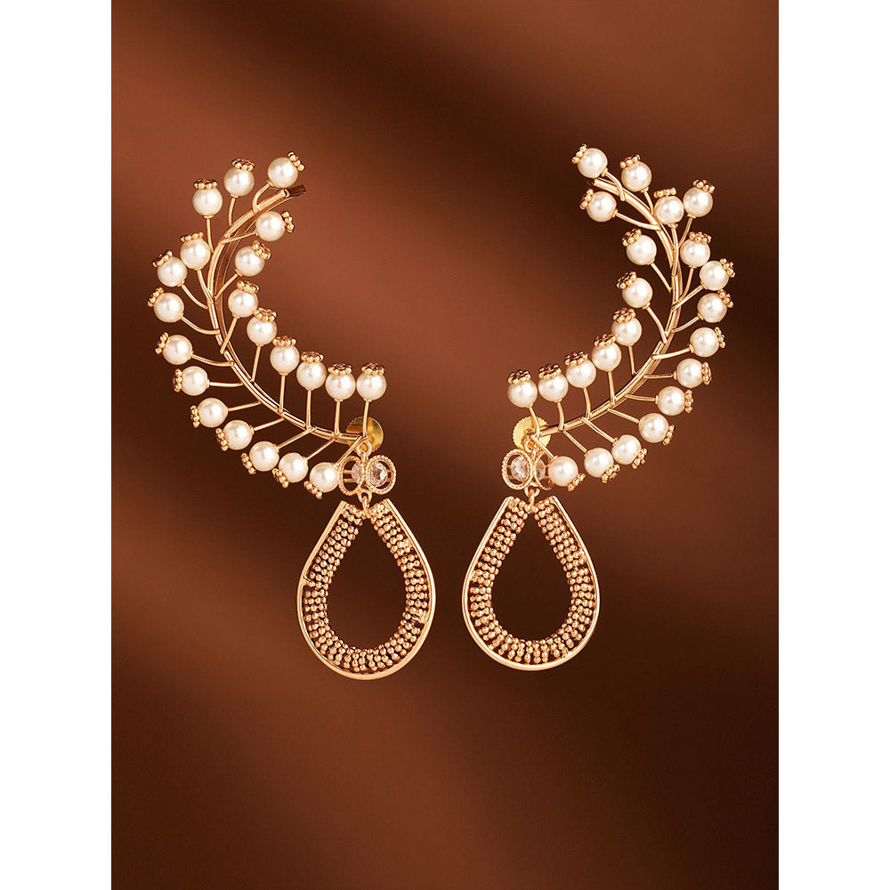 Suhani Pittie High Noon 22k Gold Plated Ear Cuffs