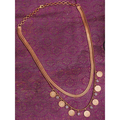 Suhani Pittie Gold Kasu Coin Layered Necklace