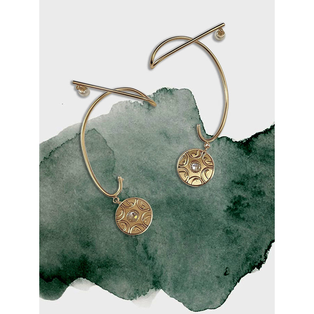 Suhani Pittie White Elf Maiden Gold Ear Cuff