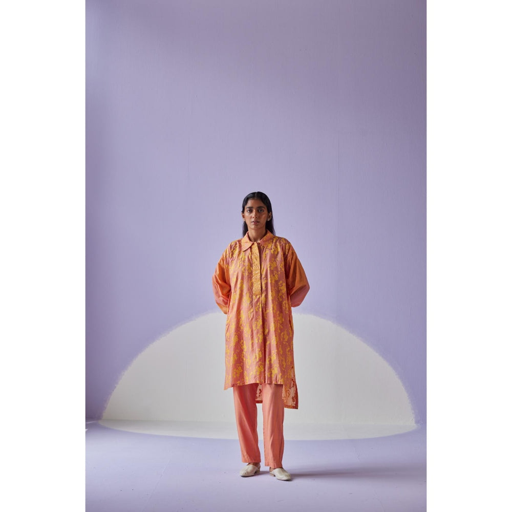 Surbhi Gupta Coral Co-Ord (Set of 2)