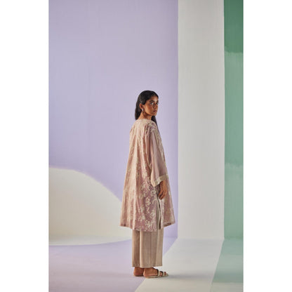 Surbhi Gupta Grey Antifit Kurta and Pant (Set of 2)