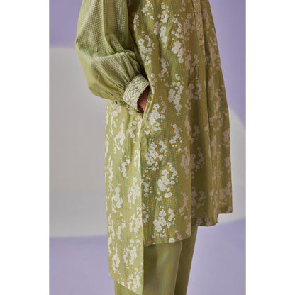 Surbhi Gupta Green Co-Ord (Set of 2)
