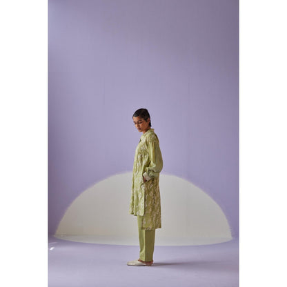 Surbhi Gupta Green Co-Ord (Set of 2)