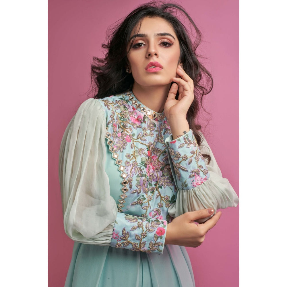 Suruchi Parakh Green Embellished Jumpsuit