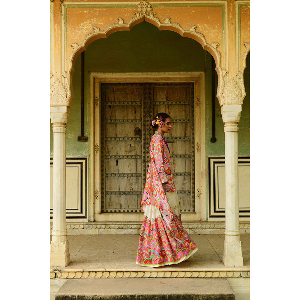 Swati Vijaivargie Nargis Embroidered Cape