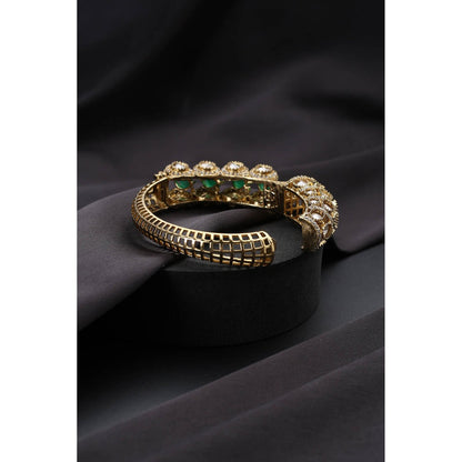 SWABHIMANN Multi-Color Polki Kada