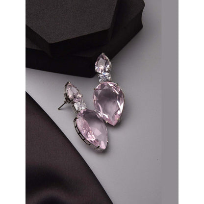 SWABHIMANN Barbara Rose Quartz Dangler Earrings