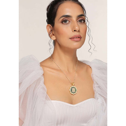 SWABHIMANN Venya Multicolour and White Pendant