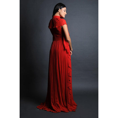 Swatee Singh Ruffle Detail Gown