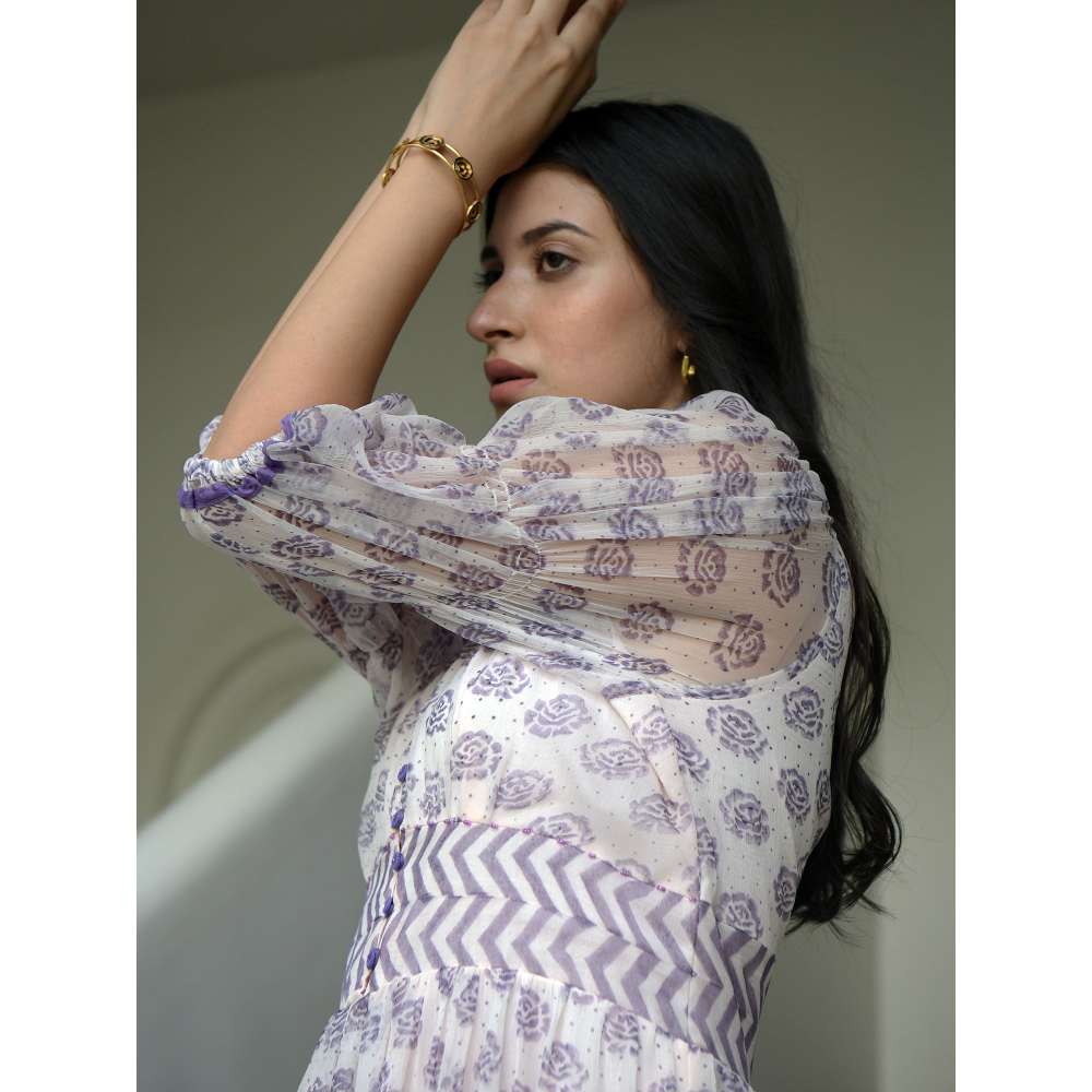Taro india Plum Carnation Maxi