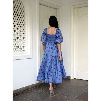 Taro india Cornflower Dress Midi