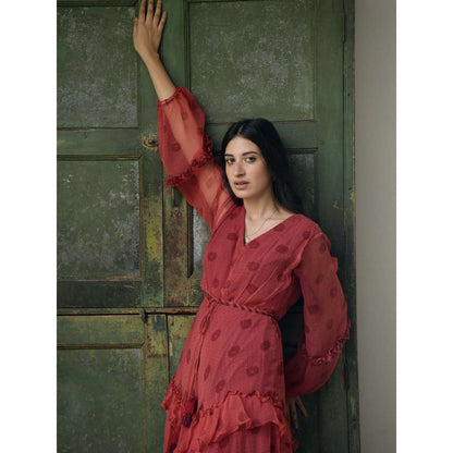 Taro india Dusty Sangria Maxi