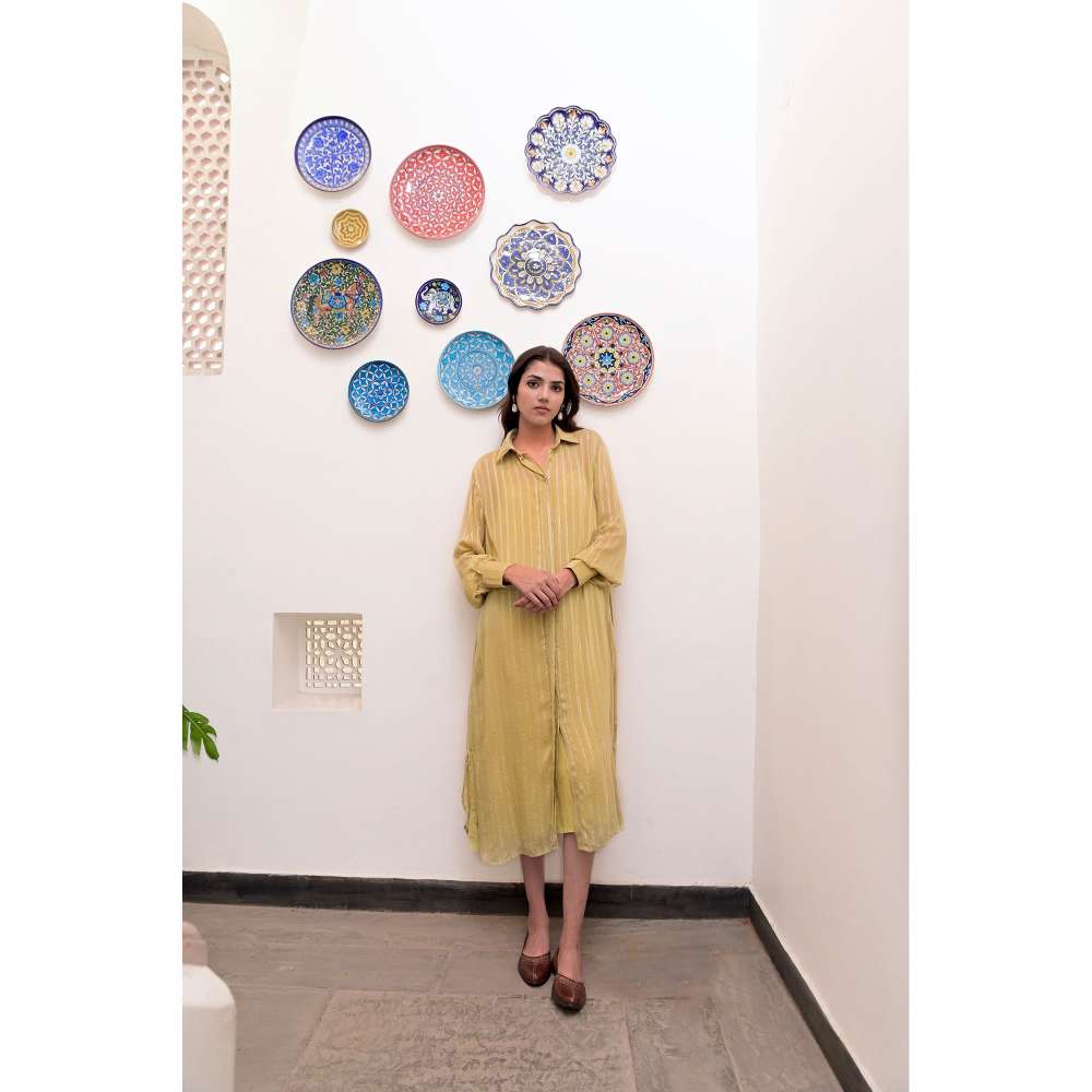 Taro India Pistavi Shirt Dress (Set of 2)