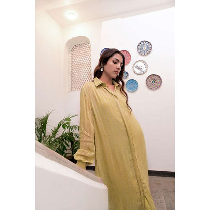 Taro India Pistavi Shirt Dress (Set of 2)