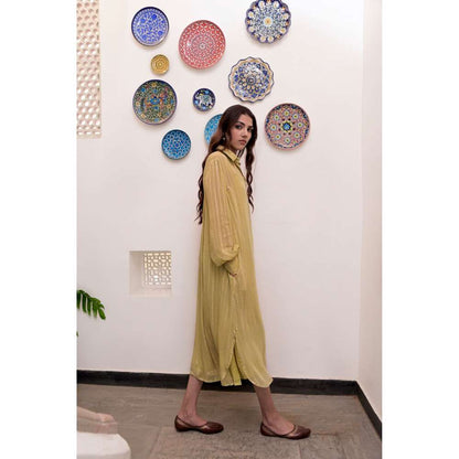 Taro India Pistavi Shirt Dress (Set of 2)