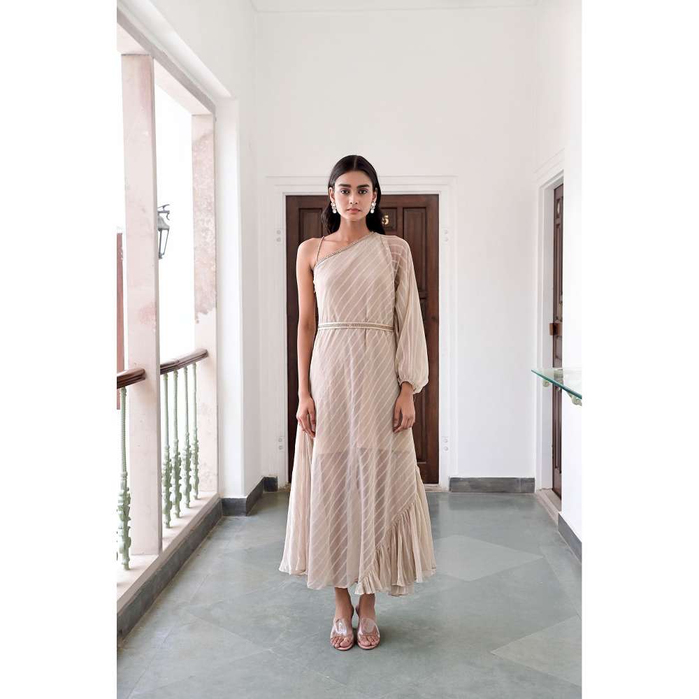 Taro India Ethnic Suhani Maxi Dress (Set of 3)