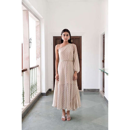Taro India Ethnic Suhani Maxi Dress (Set of 3)