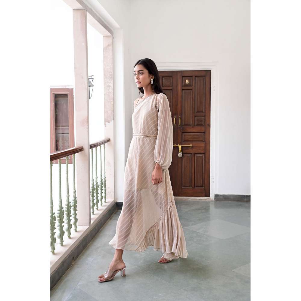 Taro India Ethnic Suhani Maxi Dress (Set of 3)