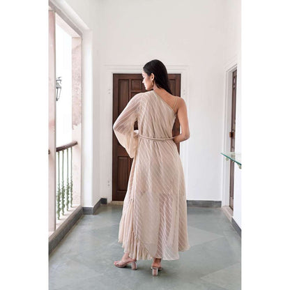 Taro India Ethnic Suhani Maxi Dress (Set of 3)