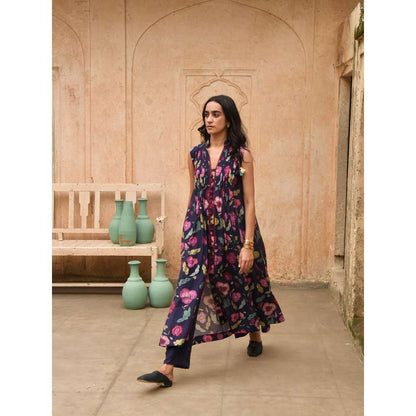 Taro India Carnation Shirt Kurta with Pant (Set of 2)