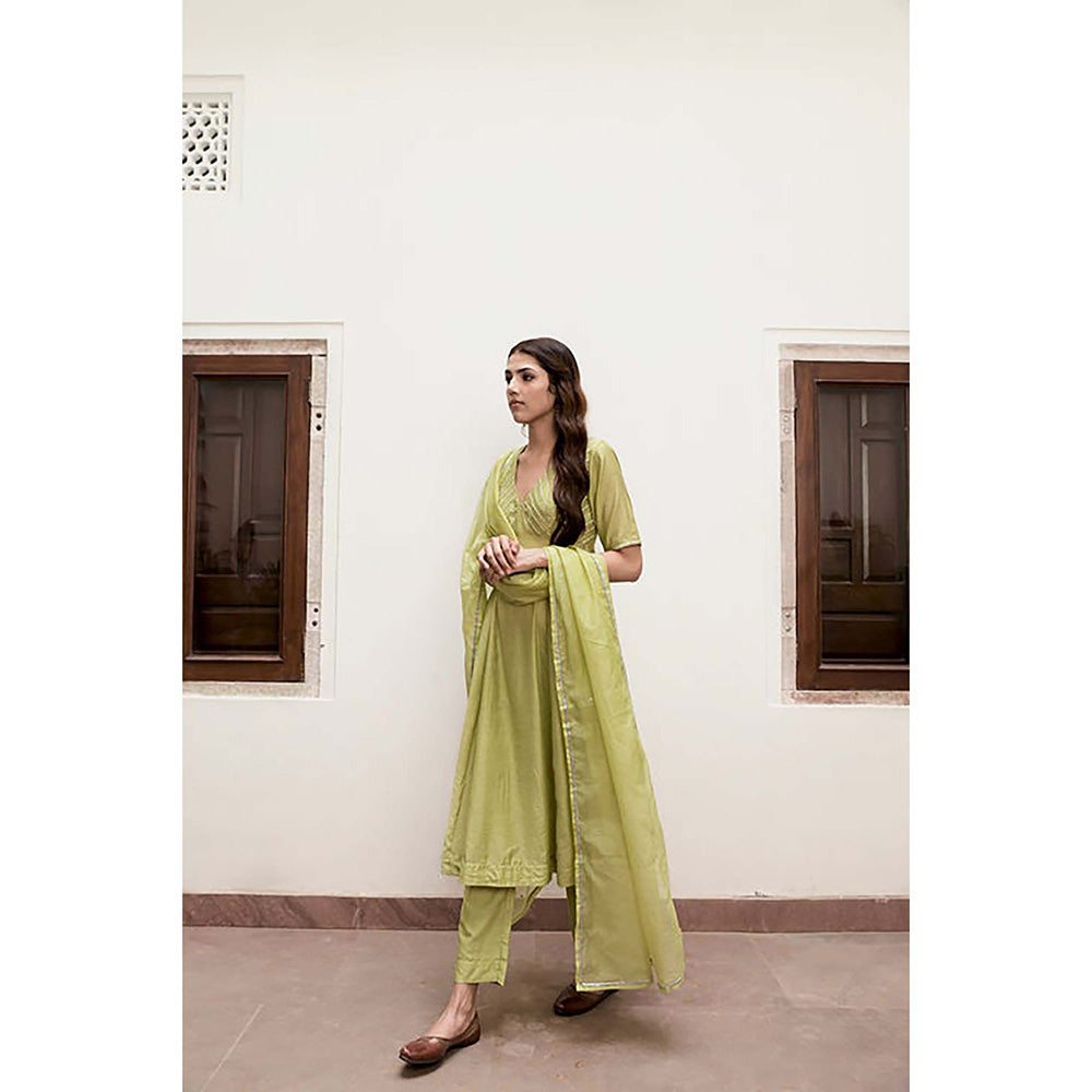 Taro India Noor Kurta With Pant And Dupatta