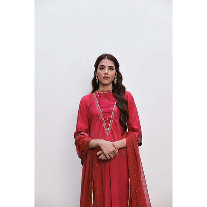 Taro India Aabroo Kurta With Pant And Dupatta
