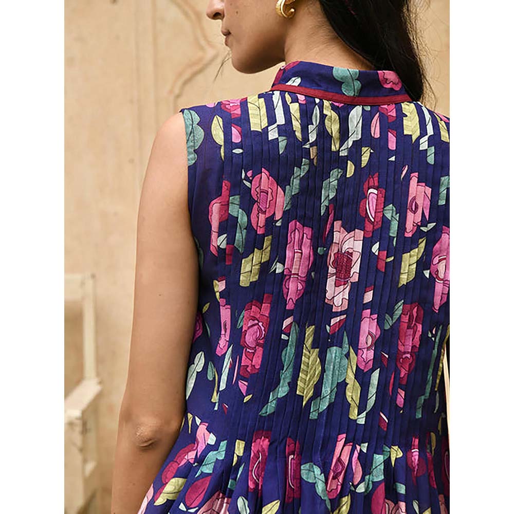 Taro India Carnation Shirt Dress with Slip