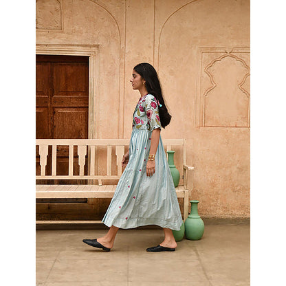 Taro India Blue Dress