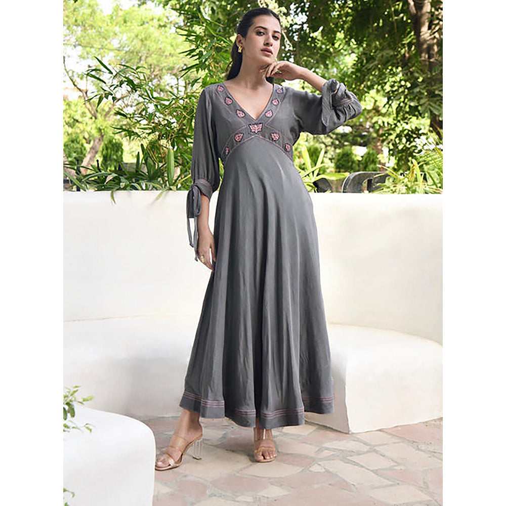 Taro India Smoked Grey Dress
