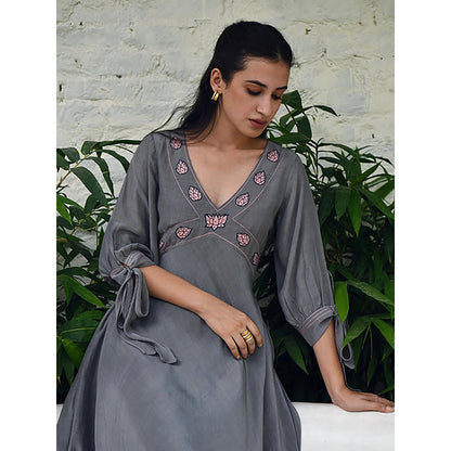 Taro India Smoked Grey Dress
