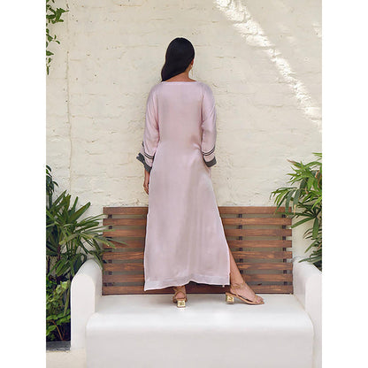 Taro India Rose and Slate Kaftan Dress