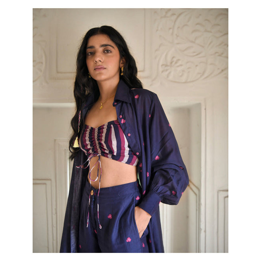 Taro India Iris Blue Co-Ord Set