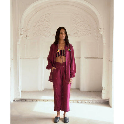 Taro India Mahogany Co-Ord Set