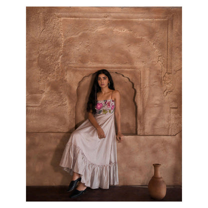 Taro India Floral Pearl Dress