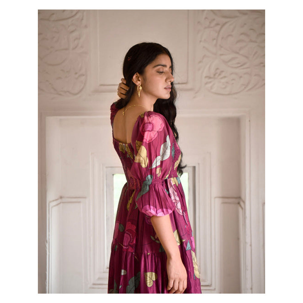 Taro India Ruby Berry Dress
