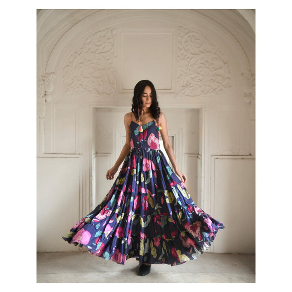 Taro India Midnight Blue Dress