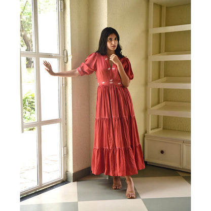 Taro India Lotus And Poppy Dress