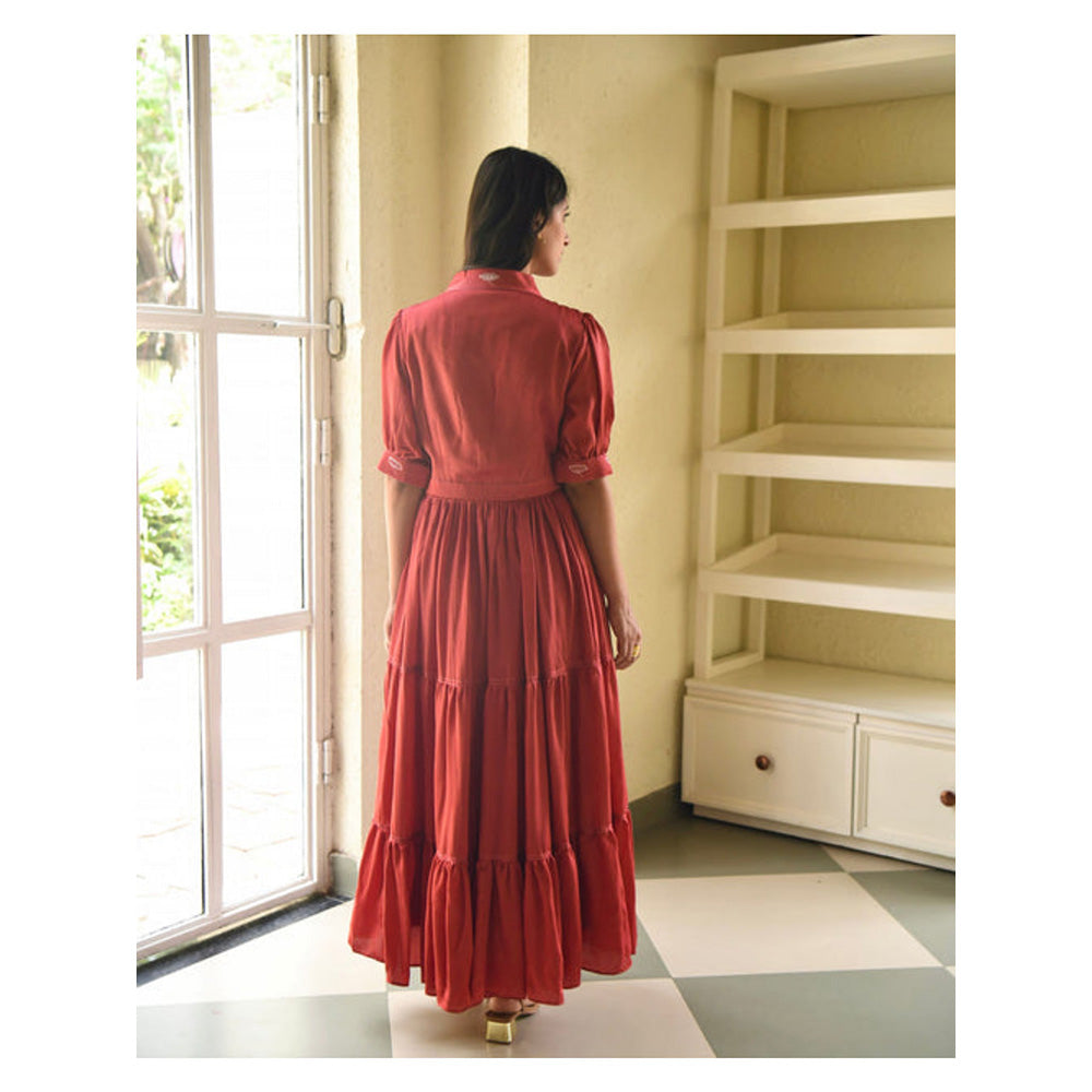 Taro India Lotus And Poppy Dress