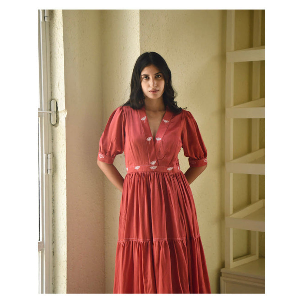 Taro India Lotus And Poppy Dress