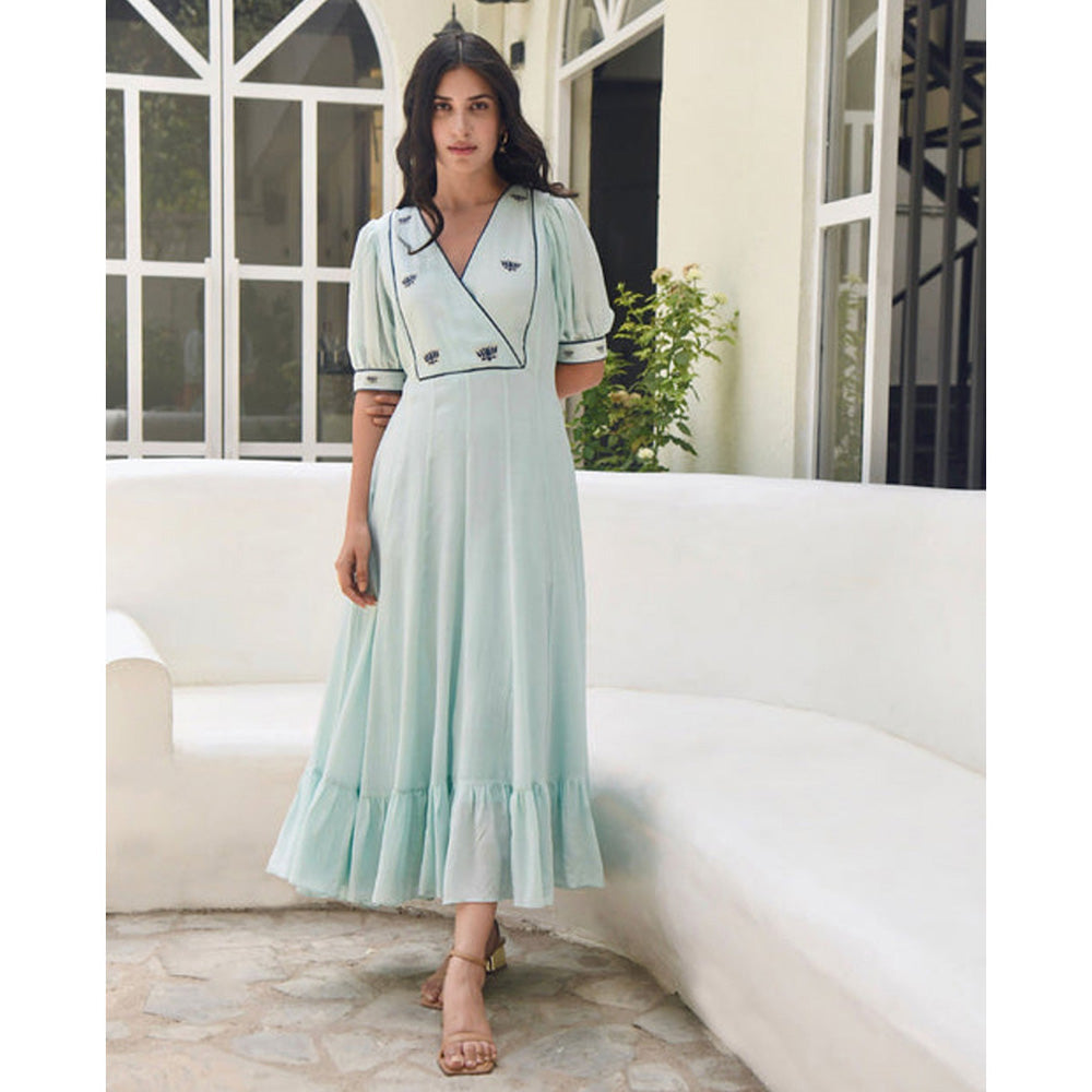 Taro India Tiffany Blue Maxi Dress